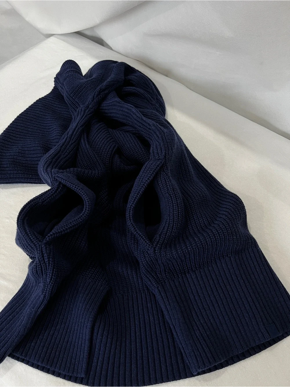Lululemon Cashlu Sweater Wrap Night Sea Navy Blue Knit Loungewear